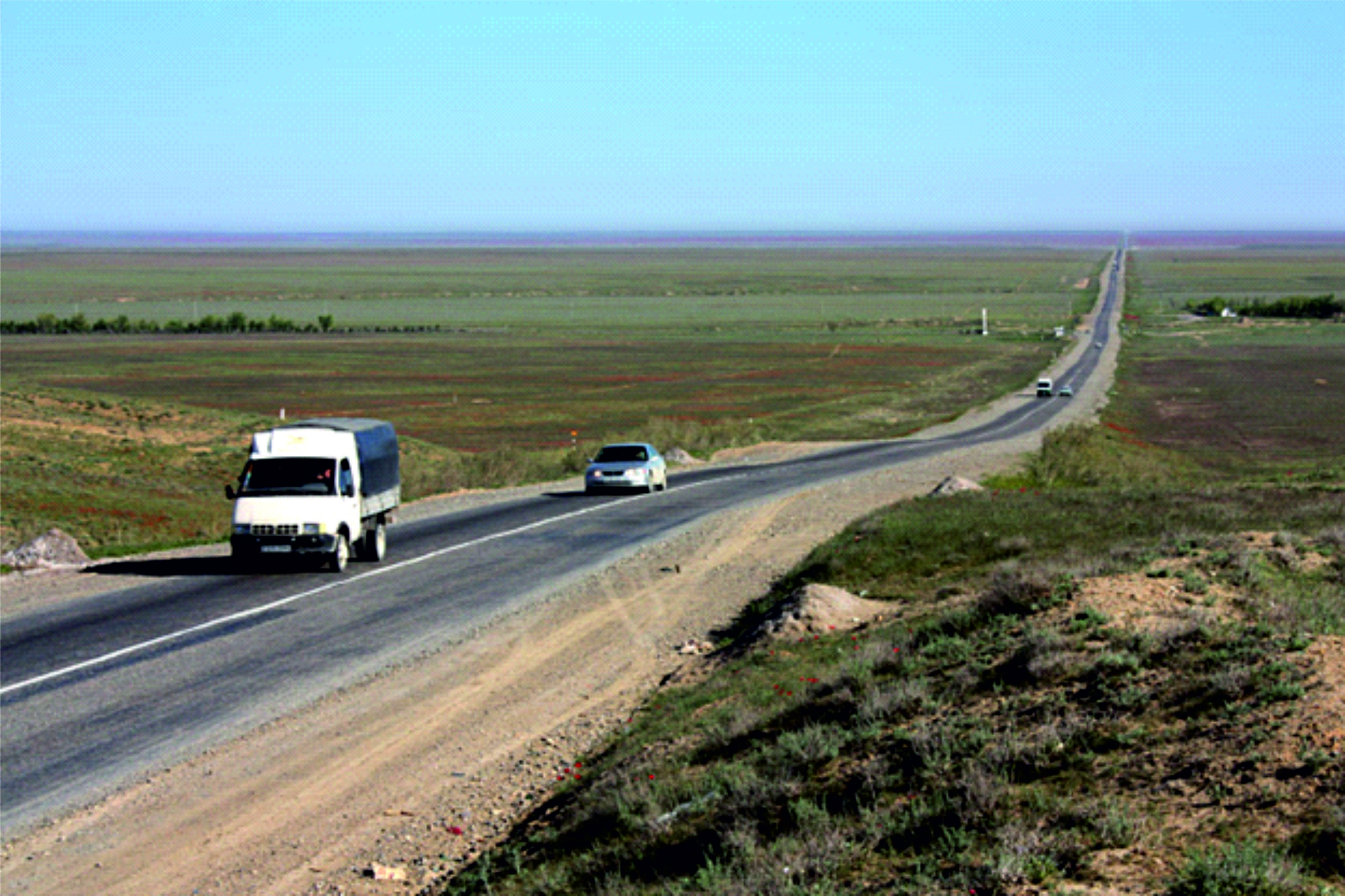 Дорога через казахстан